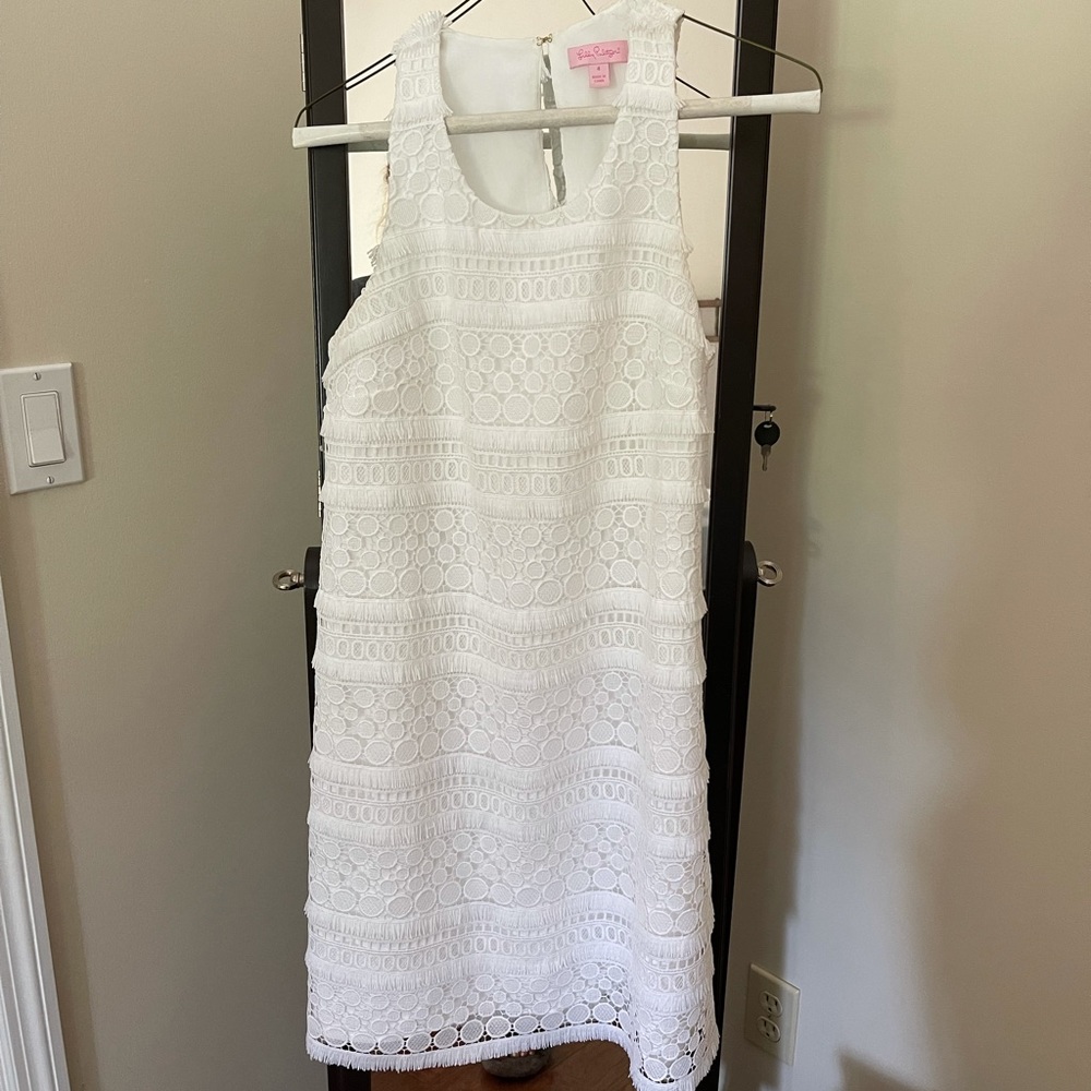 Lilly Pulitzer White Dress Sz 4